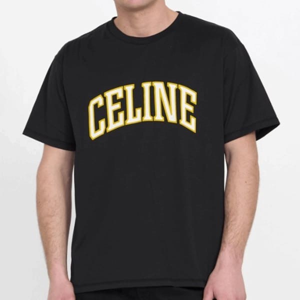 セリーヌ ルーズ Tシャツ 偽物 コットンジャージー ロゴ 2X60L671Q38YG