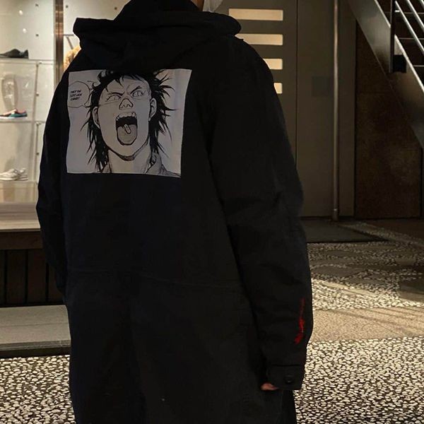 大人気★即完売必至★シュプリーム×アキラ 偽物コラボ!!★AKIRA★フィッシュテイルパーカーak03063