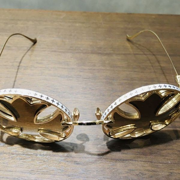 クロムハーツ サングラス コピーアイウェア 18K ダイヤ付き