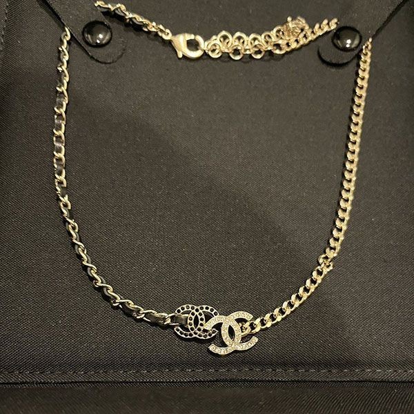 シャネル ダブルロゴ ネックレス コピー AB9278 B09009 NK077