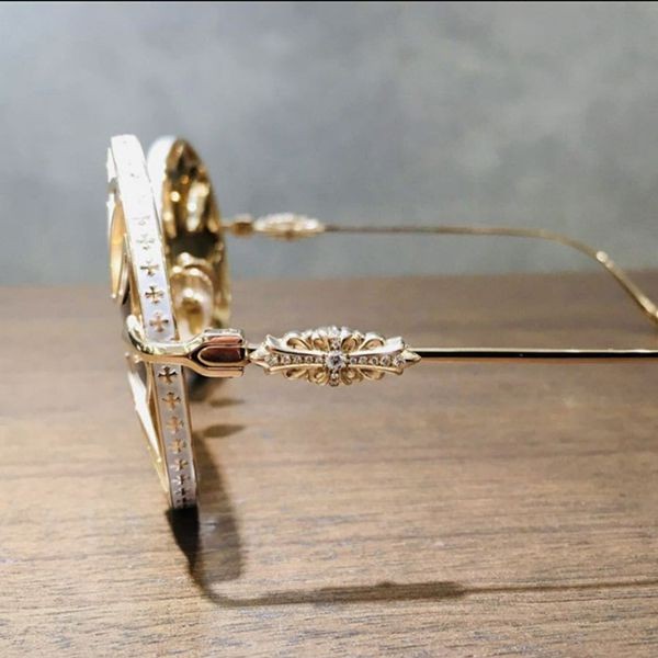 クロムハーツ サングラス コピーアイウェア 18K ダイヤ付き