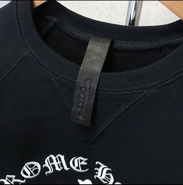人気話題コラボ！クロムハーツ クルーネック コピー裏起毛 スウェット ロゴ刺繡 長袖ch032035
