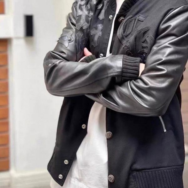 バイラ付録クロムハーツ レターマン ジャケット 偽物LETTERMAN JACKET 032118
