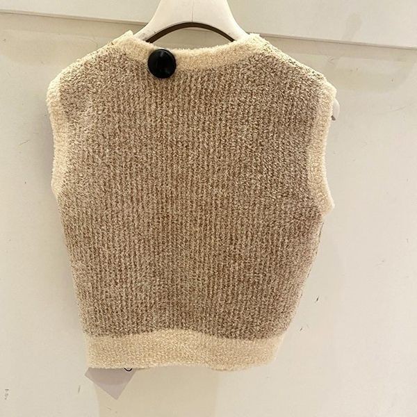 [ロエベ]アナグラム 偽物Vest in cotton blendアナグラムベストS359Y14KDI