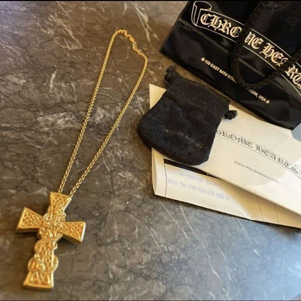 クロムハーツ 22K 偽物ケルティック XS ペンダント ネックレスch03202