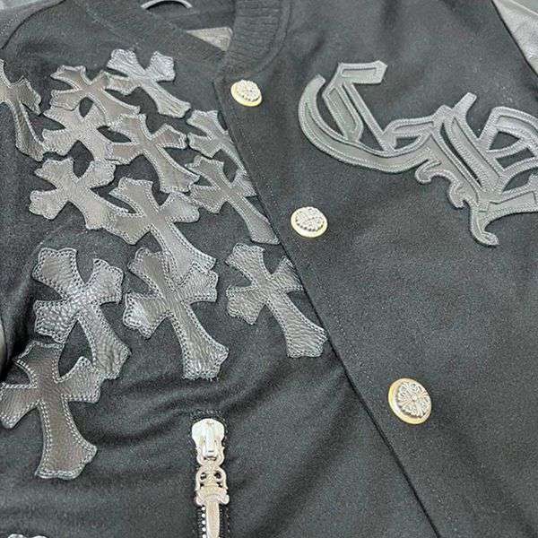バイラ付録クロムハーツ レターマン ジャケット 偽物LETTERMAN JACKET 032118