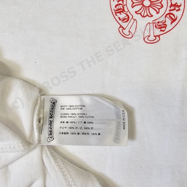 ★クロムハーツ★スクロール コピーHorseShoe Logo レディース Tシャツch03061