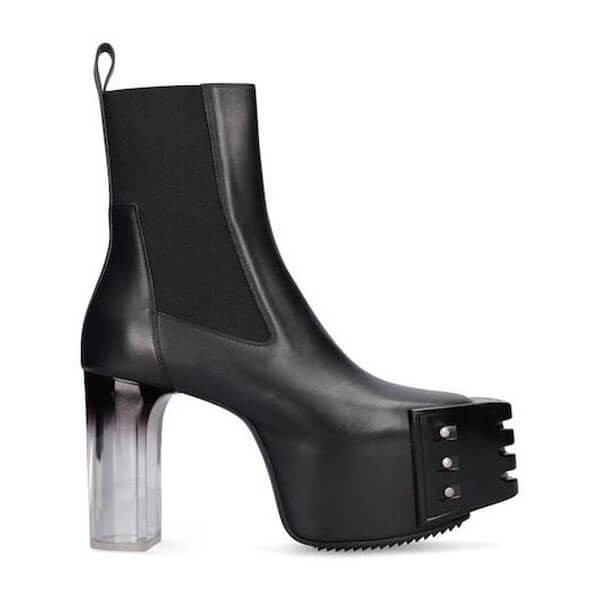 RICK OWENS♦エドフ ミニマル グリル キスブーツ 偽物 RP02C1843LWNGR0 90