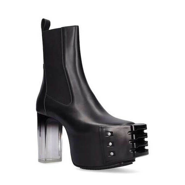 RICK OWENS♦エドフ ミニマル グリル キスブーツ 偽物 RP02C1843LWNGR0 90
