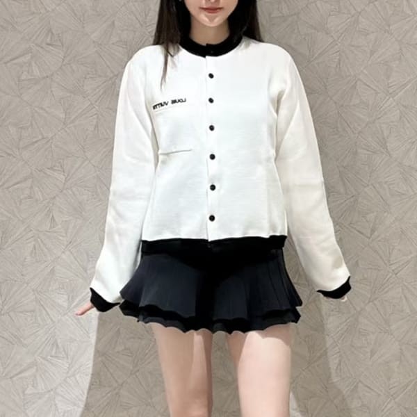 ルイヴィトン グラフィックニットカーディガン コピー 1AFFPM