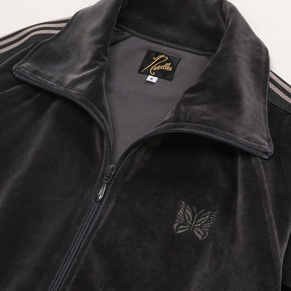 すぐ届く！ Needles スーパーコピー 別注 ロゴ ジャージ セットアップ ベロア