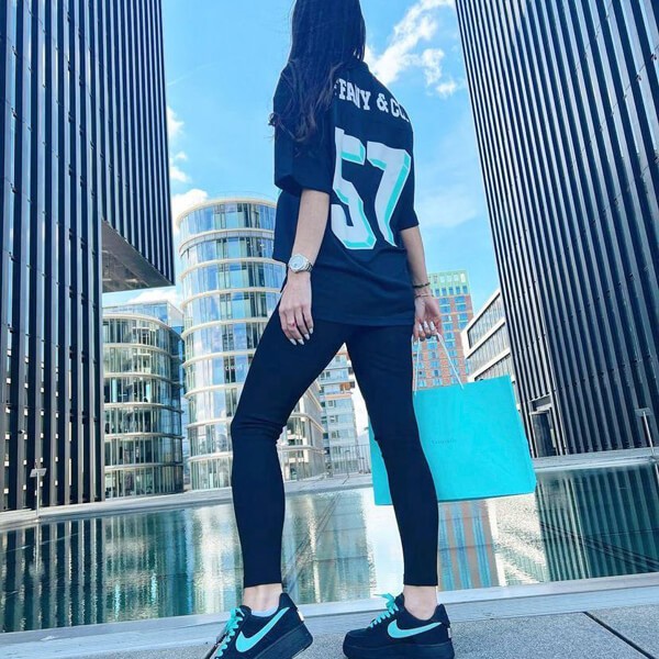 Tiffany x NFL x Mitchell & Ness 話題のコラボシャツ フットボール ジャージー