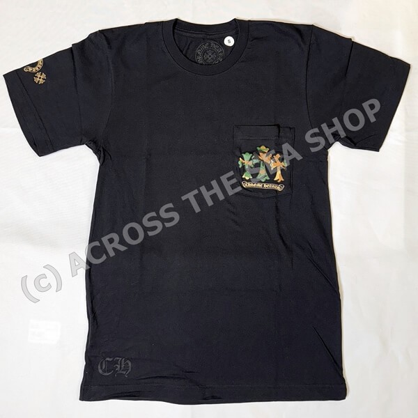 クロムハーツ Tシャツ 偽物 CH プラス ホースシュー カモ 迷彩 2カラー