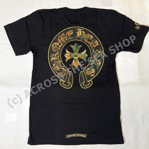 クロムハーツ Tシャツ 偽物 CH プラス ホースシュー カモ 迷彩 2カラー