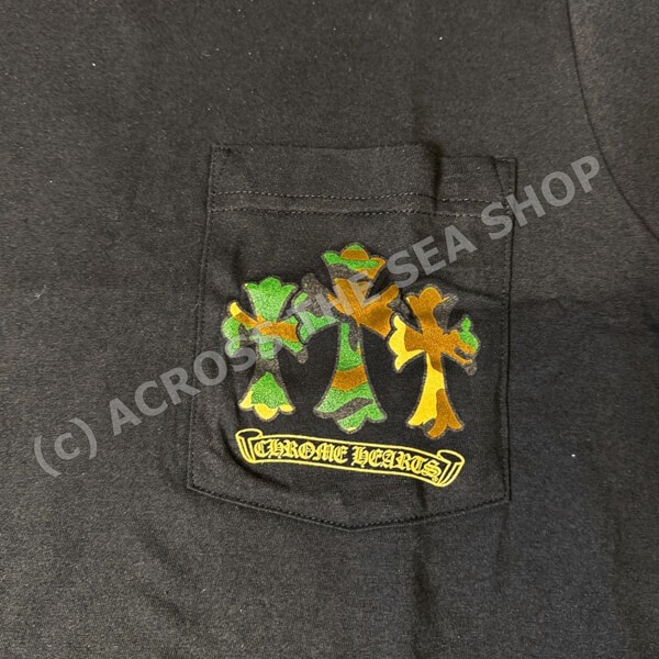 クロムハーツ Tシャツ 偽物 CH プラス ホースシュー カモ 迷彩 2カラー