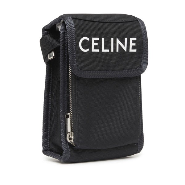 国内完売【CELINE】セリーヌ ロゴ スマホ ショルダー付き ケース 10K032EIY.38SI