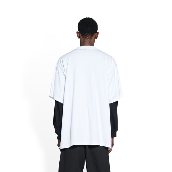 バレンシアガ アディダス tシャツ 偽物 激安 コラボ トレフォイル 723976TNVN