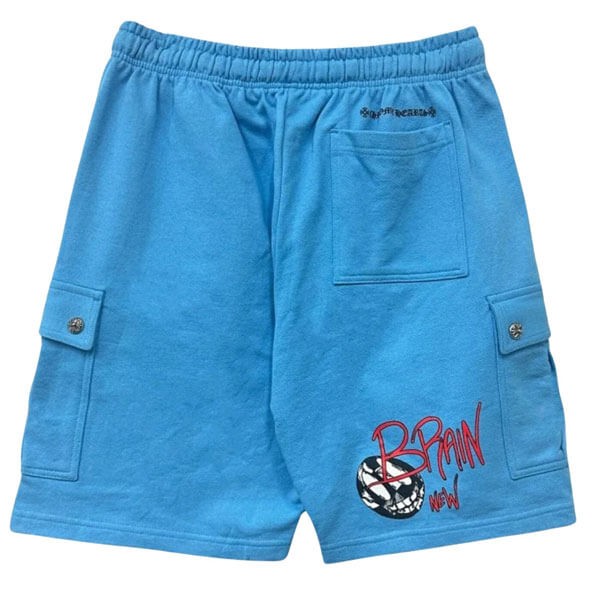 クロムハーツ マッティボーイ ショートパンツ 偽物 Brain New Blue Short Pants