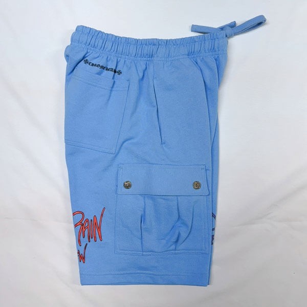 クロムハーツ マッティボーイ ショートパンツ 偽物 Brain New Blue Short Pants