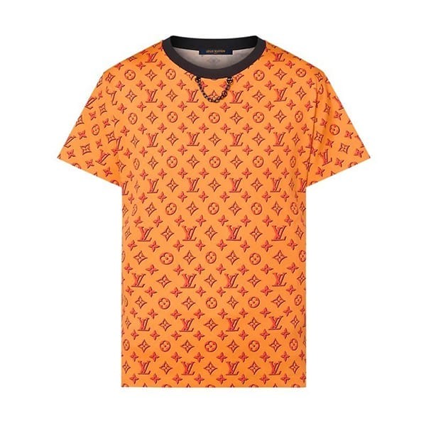 ルイヴィトン パロディ モノグラム 3D Tシャツ 半袖 2色 1AFTBH