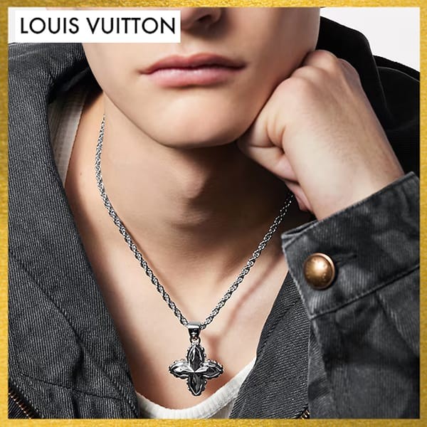 ルイヴィトン ペンダント・LV フラワー スタッズ コピー M01952