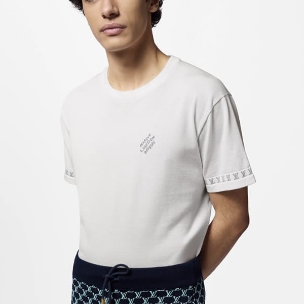 ルイヴィトン シンプルTシャツ パロディ 半袖 2色 1AFQSH