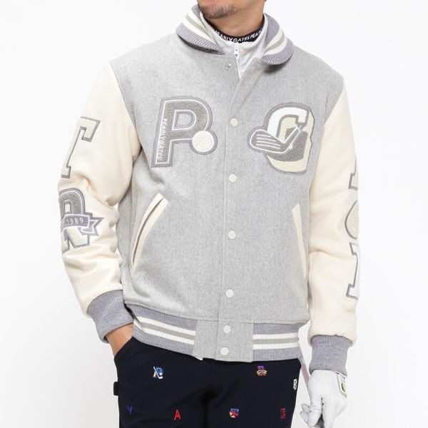 PEARLY GATES 偽物 スーパー140メルトンカレッジワッペン gat005