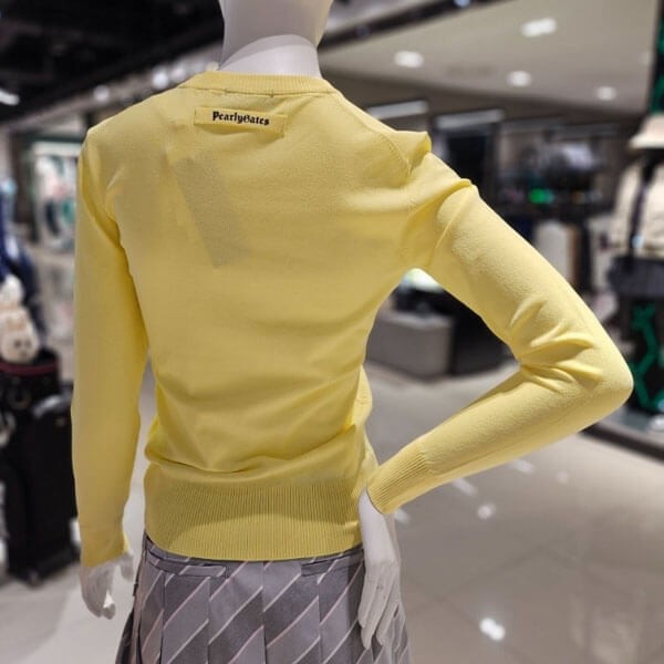 パーリーゲイツ★ Coloring logo long-sleeved knitwear スーパーコピー