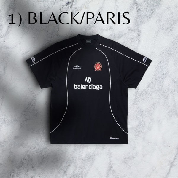 バレンシアガ tシャツ 激安 SOCCER T-SHIRT ユニフォームTシャツ 777705TPV