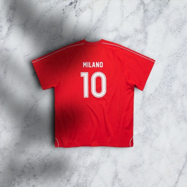 バレンシアガ tシャツ 激安 SOCCER T-SHIRT ユニフォームTシャツ 777705TPV