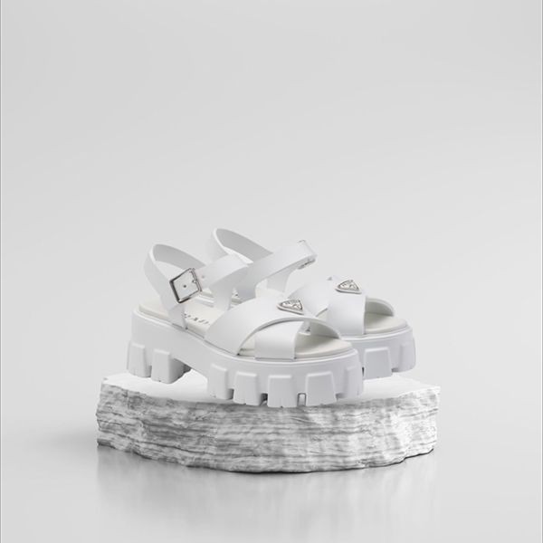 早い者勝ちプラダ モノリス コピーrubber sandal ラバー サンダル 5.5cm 1X382N