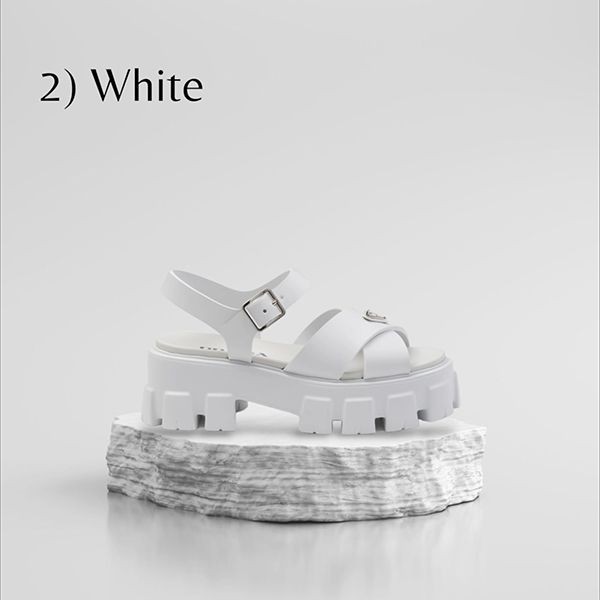 早い者勝ちプラダ モノリス コピーrubber sandal ラバー サンダル 5.5cm 1X382N