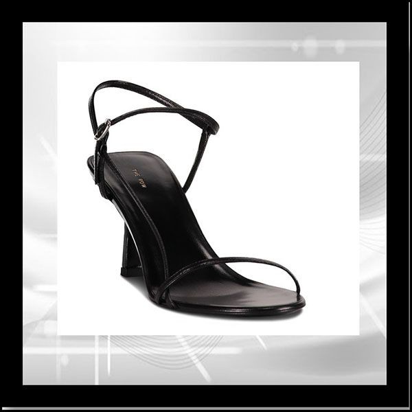The Row ★ ベアー Sandal ♪ 65mm ブラックw24050202