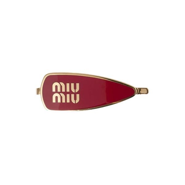 新作限定ミュウミュウ エナメルメタル ヘアクリップ スーパーコピーmiu5211
