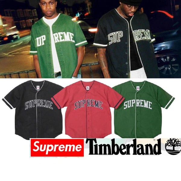 【Supreme x Timberlandコラボ】ベースボールジャージーTee スーパーコピー