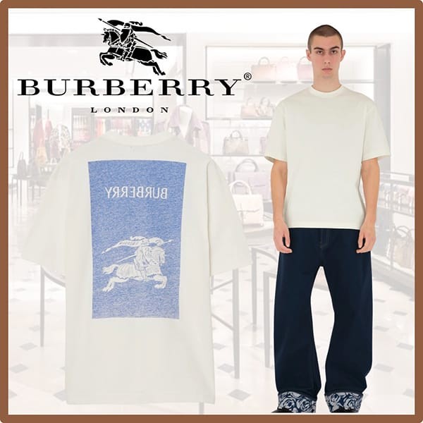 バーバリー EKD コットン Tシャツ パロディ リラックスフィット 80902031