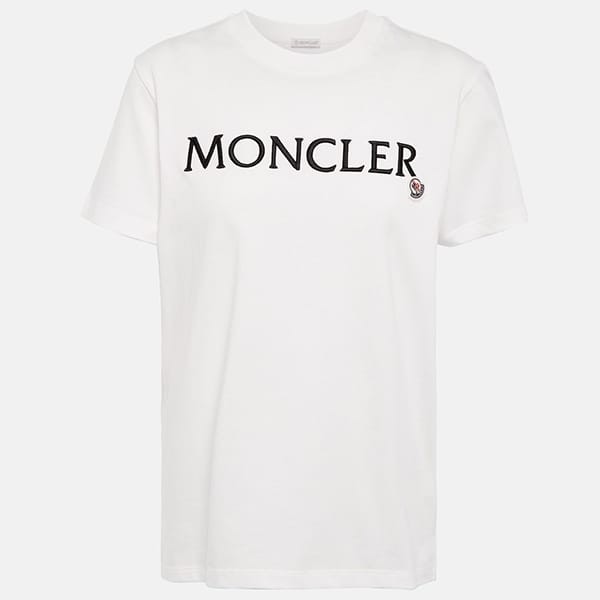 モンクレール 刺繍ロゴ コットン Tシャツ n級品 7色 J10938C00006829HP50B