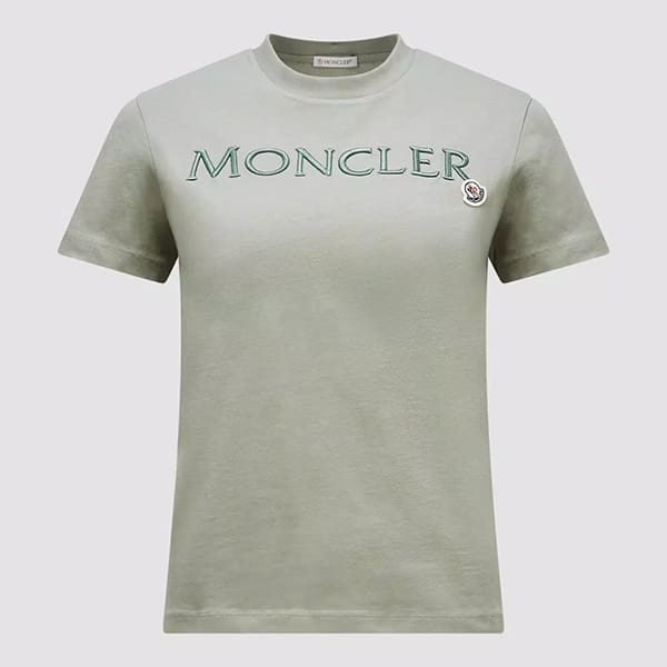 モンクレール 刺繍ロゴ コットン Tシャツ n級品 7色 J10938C00006829HP50B