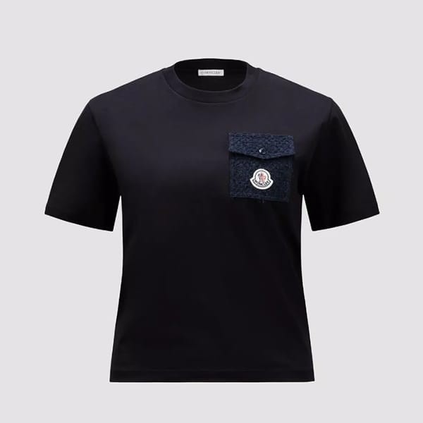 モンクレール ロゴ パッチポケット Tシャツ フェイク 2色 J10938C0002289AI9034