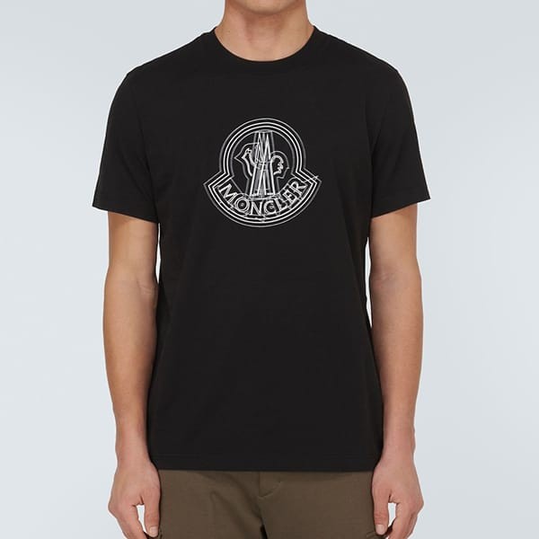 モンクレール ロゴモチーフ コットン Tシャツ 偽物 3色 J10918C0002889A17999