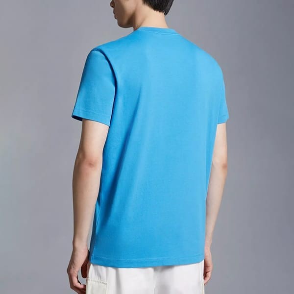 モンクレール プリントロゴ コットンTシャツ n級品 3色 J10918C000578390T11V