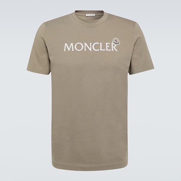 モンクレール プリントロゴ コットンTシャツ n級品 3色 J10918C000578390T11V