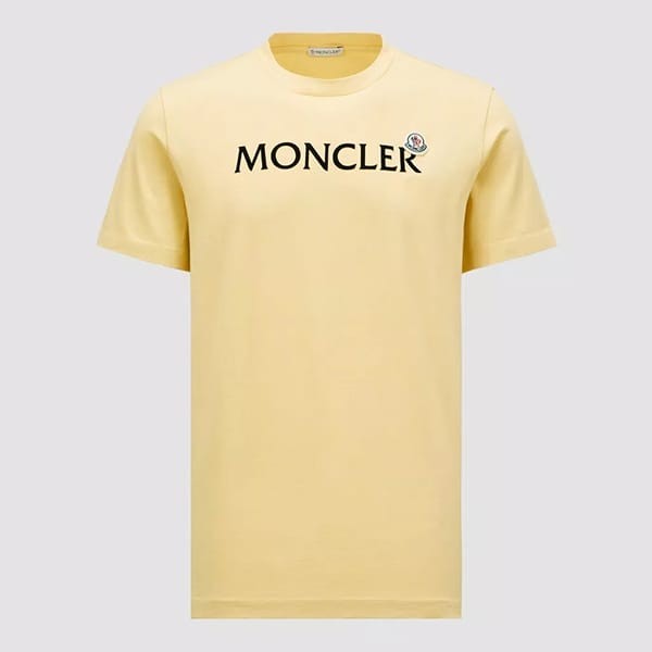 モンクレール プリントロゴ コットンTシャツ n級品 3色 J10918C000578390T11V