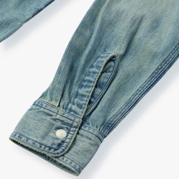 人気 ロンハーマン スーパーコピー Double RL Work Shirt 長袖デニムシャツ
