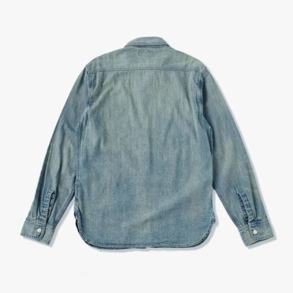 人気 ロンハーマン スーパーコピー Double RL Work Shirt 長袖デニムシャツ