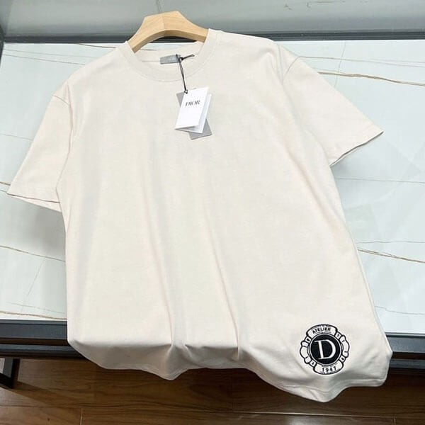 【未入荷色】24年夏★ディオールスーパーコピー ★シルク&コットン ジャージー Tシャツ 483M648AT823