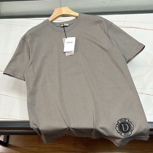 【未入荷色】24年夏★ディオールスーパーコピー ★シルク&コットン ジャージー Tシャツ 483M648AT823