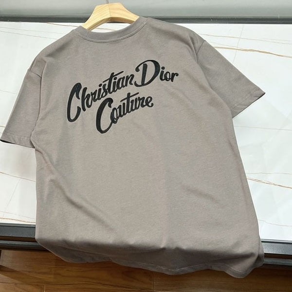 【未入荷色】24年夏★ディオールスーパーコピー ★シルク&コットン ジャージー Tシャツ 483M648AT823