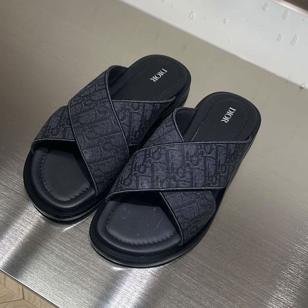 ディオール スーパーコピー Alias サンダル クロスストラップ Dior Oblique 3SA126ZSA