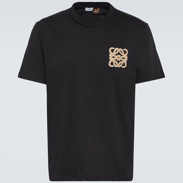 ロエベ 偽物 リラックスフィット アナグラム コットンTシャツ スーパーコピー